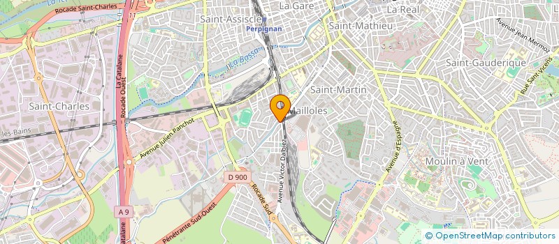 localisation de l'entreprise SARL LAO VIENTIANE  PERPIGNAN