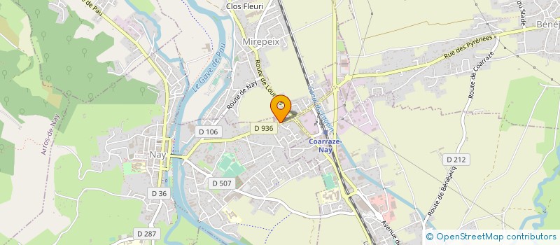localisation de l'entreprise SARL LAPEDAGNE TRAVAUX PUBLICS à COARRAZE