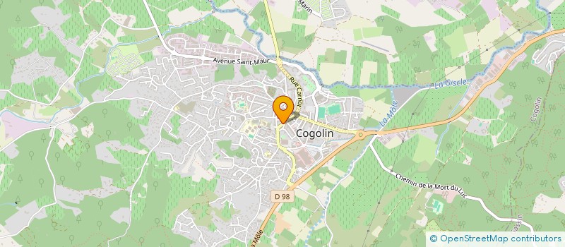 localisation de l'entreprise SARL LAPIOLE  COGOLIN