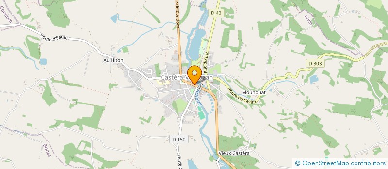 localisation de l'entreprise SARL LAPORTE CEDRIC ET CELINE  CASTERA-VERDUZAN