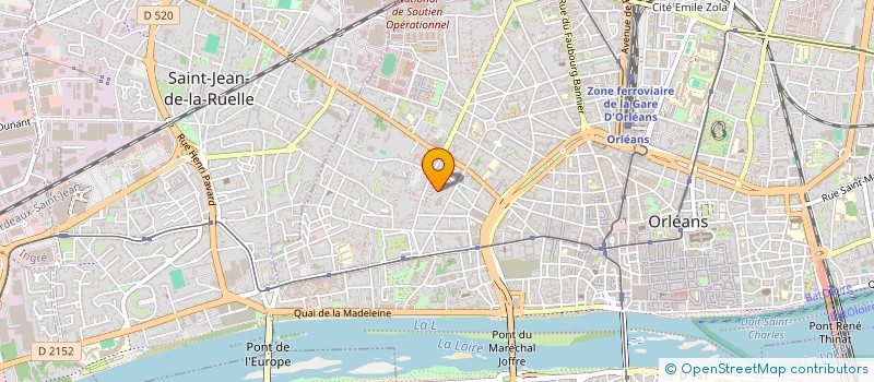 localisation de l'entreprise SARL LAQUEILLE à ORLEANS