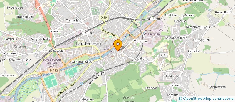 localisation de l'entreprise SARL LARBI à LANDERNEAU