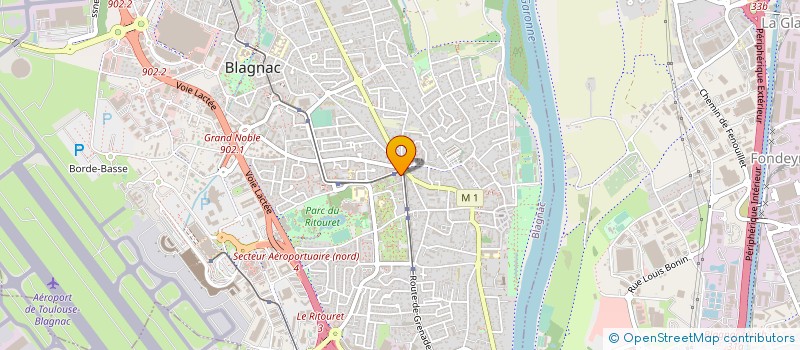 localisation de l'entreprise SARL LARDEAUX  BLAGNAC