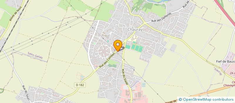 localisation de l'entreprise SARL LARGEAUD  CHAURAY