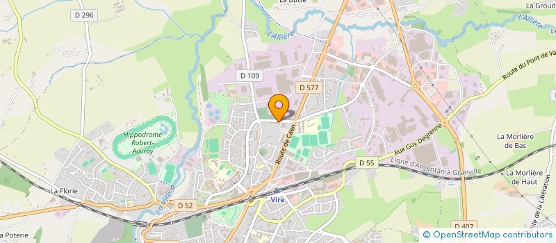 localisation de l'entreprise SARL LARGILLIERE à VIRE-NORMANDIE