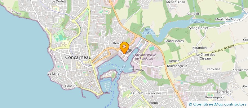 localisation de l'entreprise SARL LARIEPE à CONCARNEAU