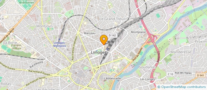 localisation de l'entreprise SARL LARIVE à LIMOGES