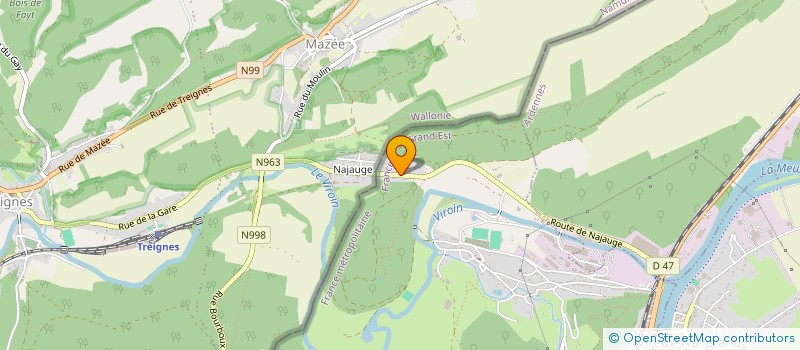 localisation de l'entreprise SARL LARNO PERE ET FILS  HIERGES