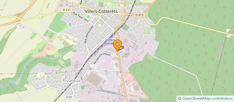 localisation de l'entreprise SARL LAROCHE  VILLERS-COTTERETS