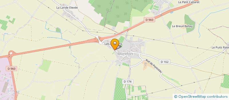 localisation de l'entreprise SARL LAROCHE JOSEPH ET FILS  DOUE-EN-ANJOU