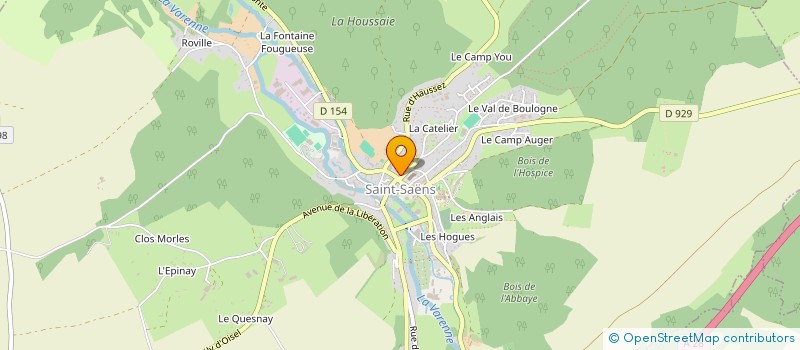 localisation de l'entreprise SARL LAROCHE LE BOYER  SAINT-SAENS