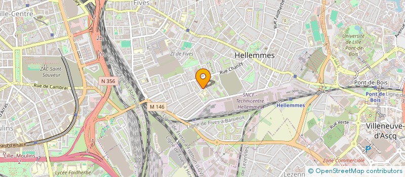 localisation de l'entreprise SARL LARSENAL  LILLE