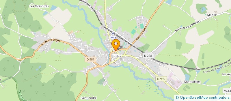 localisation de l'entreprise SARL LARTEAU à LUZY
