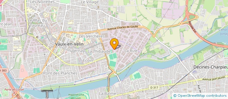 localisation de l'entreprise SARL LARUE DPA à VAULX-EN-VELIN