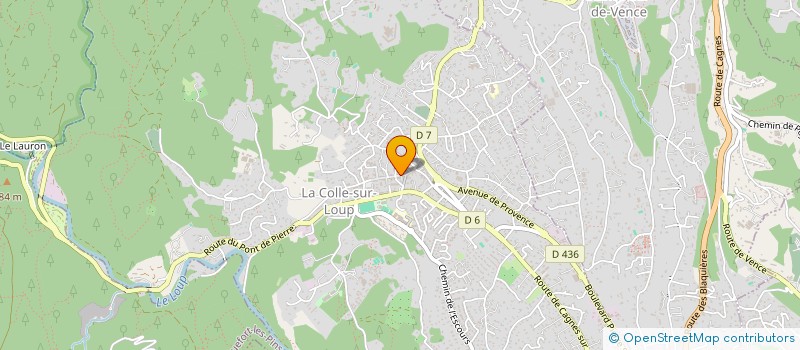 localisation de l'entreprise SARL LAS  LA COLLE-SUR-LOUP