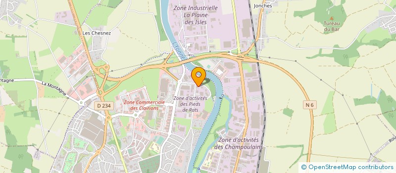 localisation de l'entreprise SARL LASER 89 à AUXERRE