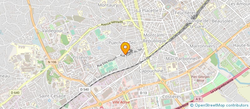 localisation de l'entreprise SARL LASER DIFFUSION  NIMES