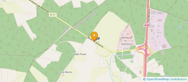 localisation de l'entreprise SARL LASSERRE à SAINT-GEOURS-DE-MAREMNE