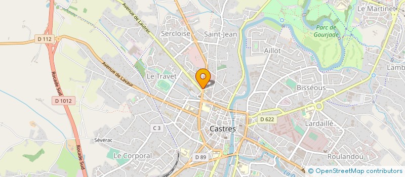 localisation de l'entreprise SARL LASSERRE CONSEILS CREDITS à CASTRES