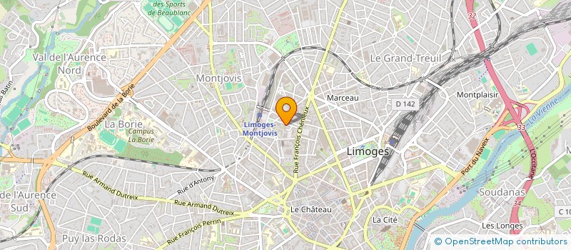 localisation de l'entreprise SARL LATHIERE à LIMOGES