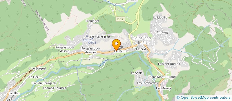 localisation de l'entreprise SARL LATHUILLE FRERES MACONN à SAINT-JEAN-DE-SIXT