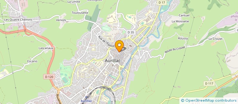 localisation de l'entreprise SARL LATINO à AURILLAC