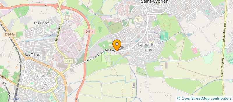 localisation de l'entreprise SARL LATOUR  LATOUR-BAS-ELNE