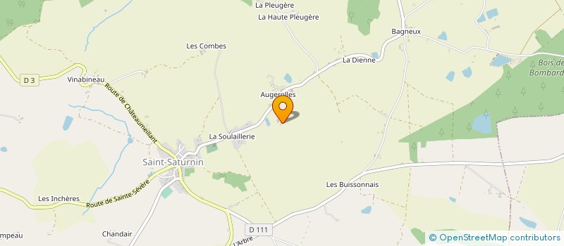 localisation de l'entreprise SARL LATOUR BERTRAND à SAINT-SATURNIN