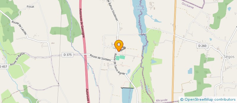 localisation de l'entreprise SARL LATRANLAND  LATRILLE