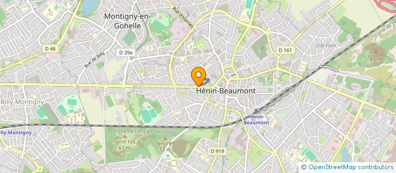 localisation de l'entreprise SARL LATTUCA VINCENT à HENIN-BEAUMONT