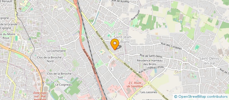 localisation de l'entreprise SARL LAUDIER  ORLEANS