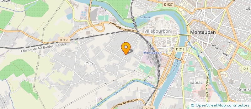 localisation de l'entreprise SARL LAUGAU  MONTAUBAN