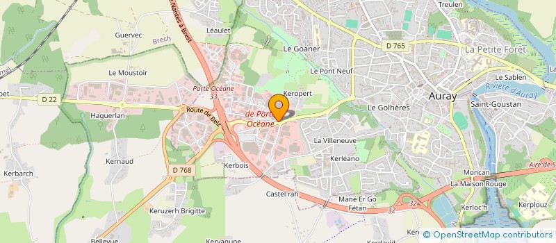 localisation de l'entreprise SARL LAUMAN à AURAY