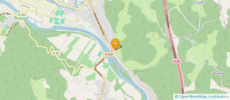 localisation de l'entreprise SARL LAUMOND à SOUILLAC