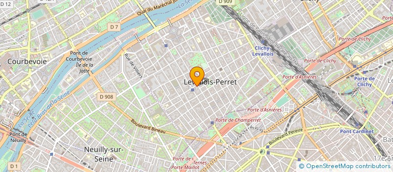 localisation de l'entreprise SARL LAURA à LEVALLOIS-PERRET