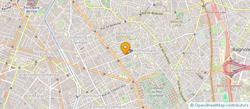 localisation de l'entreprise SARL LAURA  PARIS