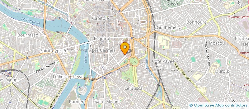 localisation de l'entreprise SARL LAURA CHRISTOPHE à TOULOUSE
