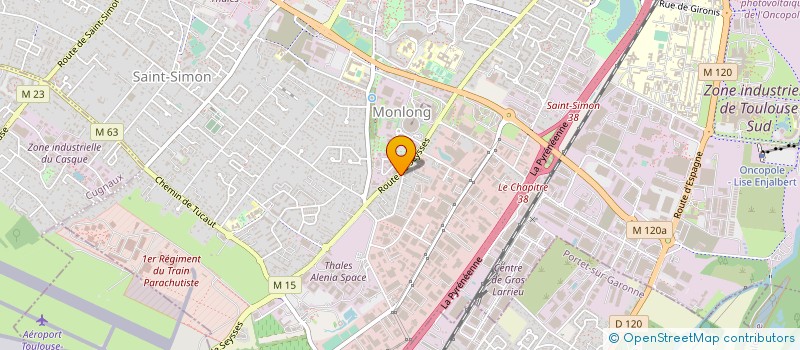 localisation de l'entreprise SARL LAURAGAIS à TOULOUSE