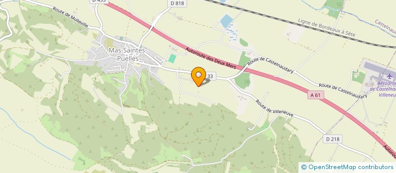 localisation de l'entreprise SARL LAURAGAISE DE TRANSPORT à VILLENEUVE-LA-COMPTAL