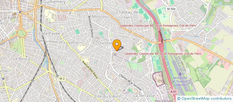 localisation de l'entreprise SARL LAURANNE à TOULOUSE