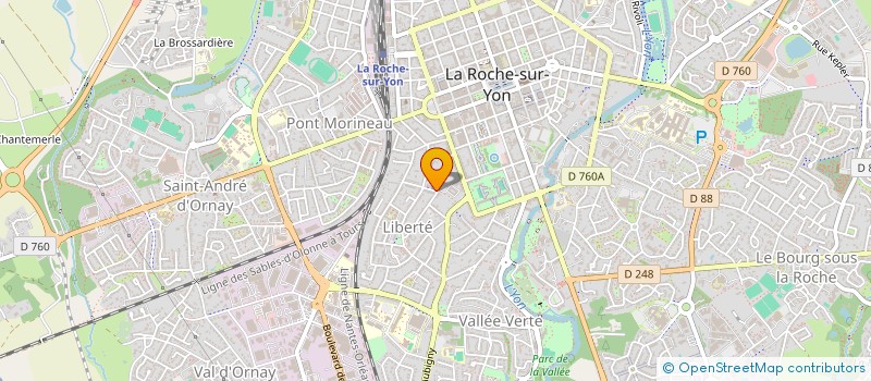 localisation de l'entreprise SARL LAURE BOCQUIER à LA ROCHE-SUR-YON