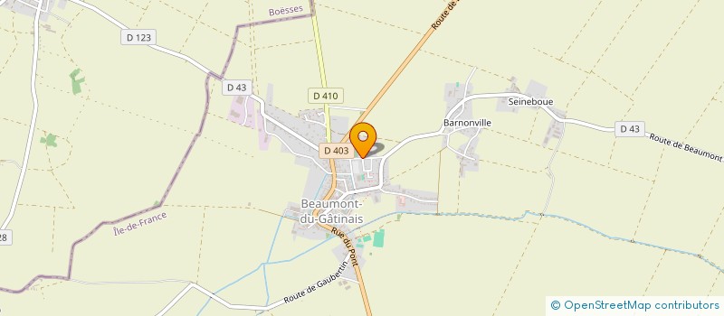 localisation de l'entreprise SARL LAUREAU PERE ET FILS  BEAUMONT-DU-GATINAIS