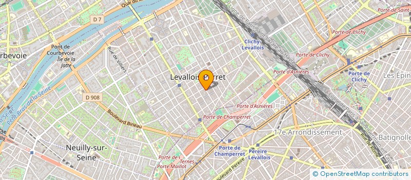 localisation de l'entreprise SARL LAURENCE MAROQUINERIE à LEVALLOIS-PERRET