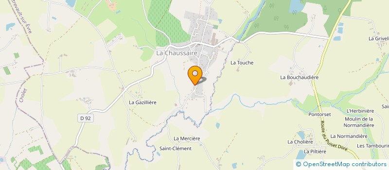 localisation de l'entreprise SARL LAURENDEAU à MONTREVAULT-SUR-EVRE