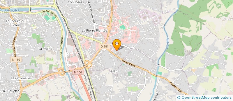 localisation de l'entreprise SARL LAURENT à ALES
