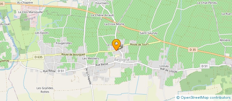 localisation de l'entreprise SARL LAURENT  RESTIGNE