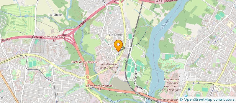 localisation de l'entreprise SARL LAURENT à LA CHAPELLE-SUR-ERDRE