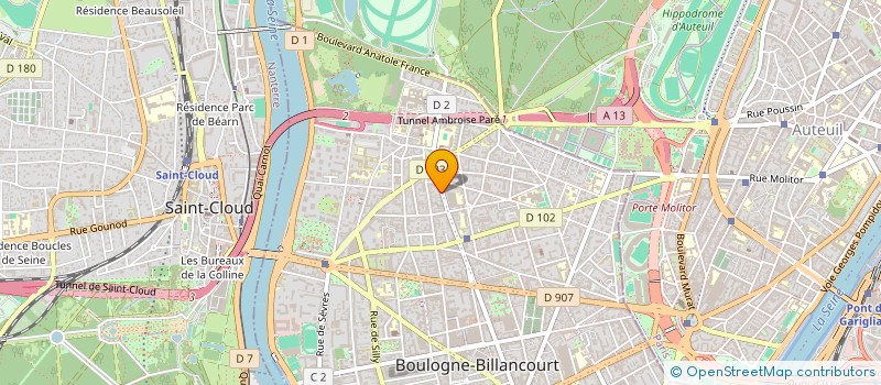 localisation de l'entreprise SARL LAURENT BOCOBZA à BOULOGNE-BILLANCOURT