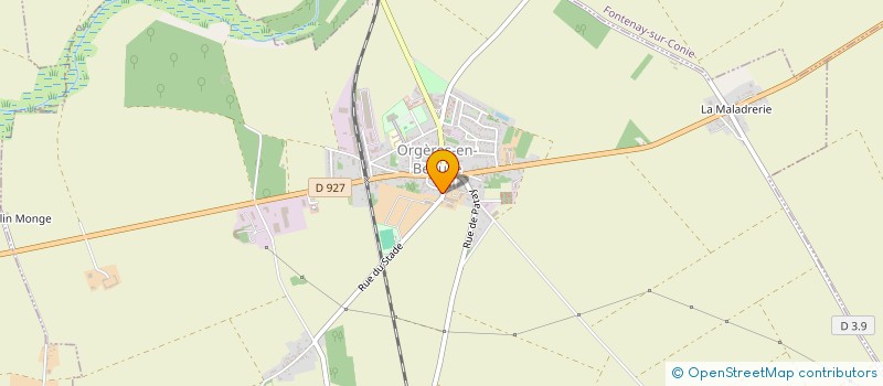 localisation de l'entreprise SARL LAURENT ET BERTRAND à ORGERES-EN-BEAUCE