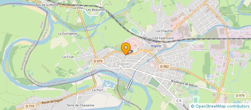 localisation de l'entreprise SARL LAURENT ET CIE à DIGOIN